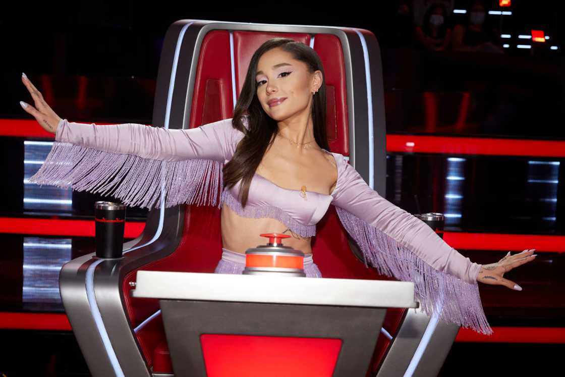 Ariana Grande during The Voice - Season 21