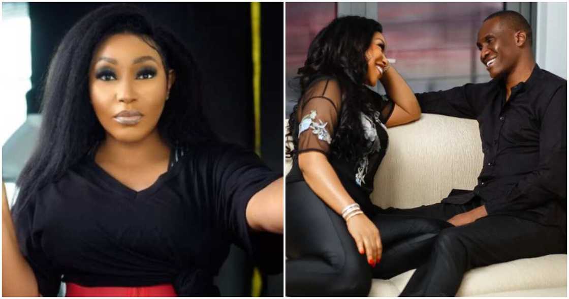 Actress Rita Dominic and her husband Actress Rita Dominic and her husband