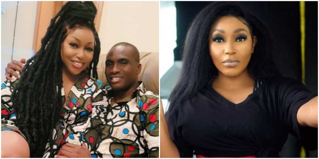 Man calls out Rita Dominic's husband Man calls out Rita Dominic's husband