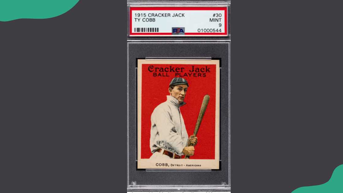 Ty Cobb: 1915 Cracker Jack Ty Cobb: 1915 Cracker Jack