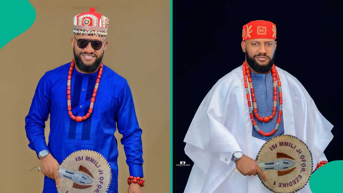 Yul Edochie rocks traditional attire