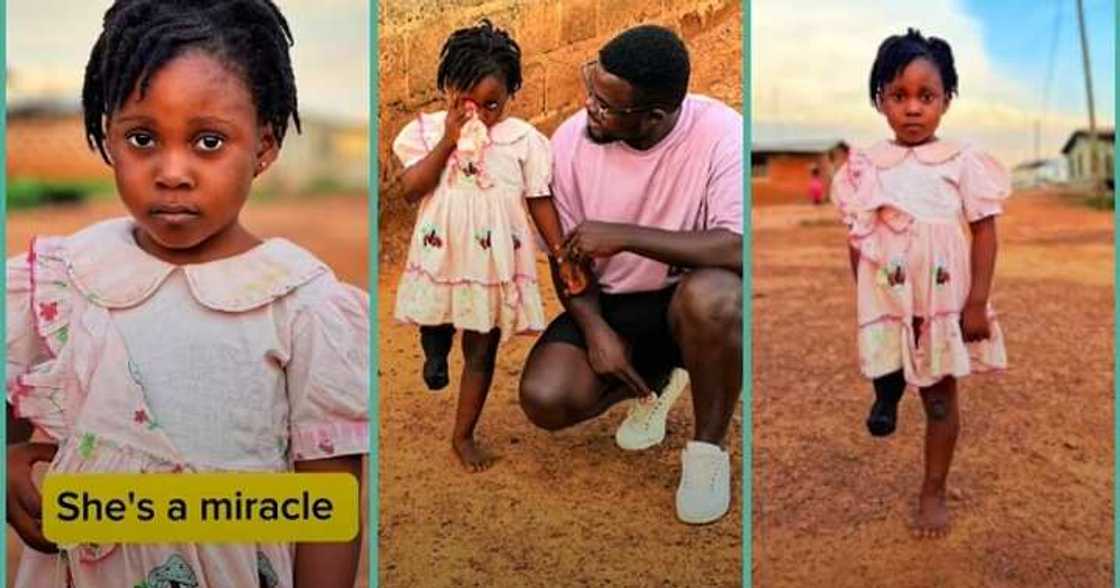 Man promises to sponsor physically challenged girl who survived accident