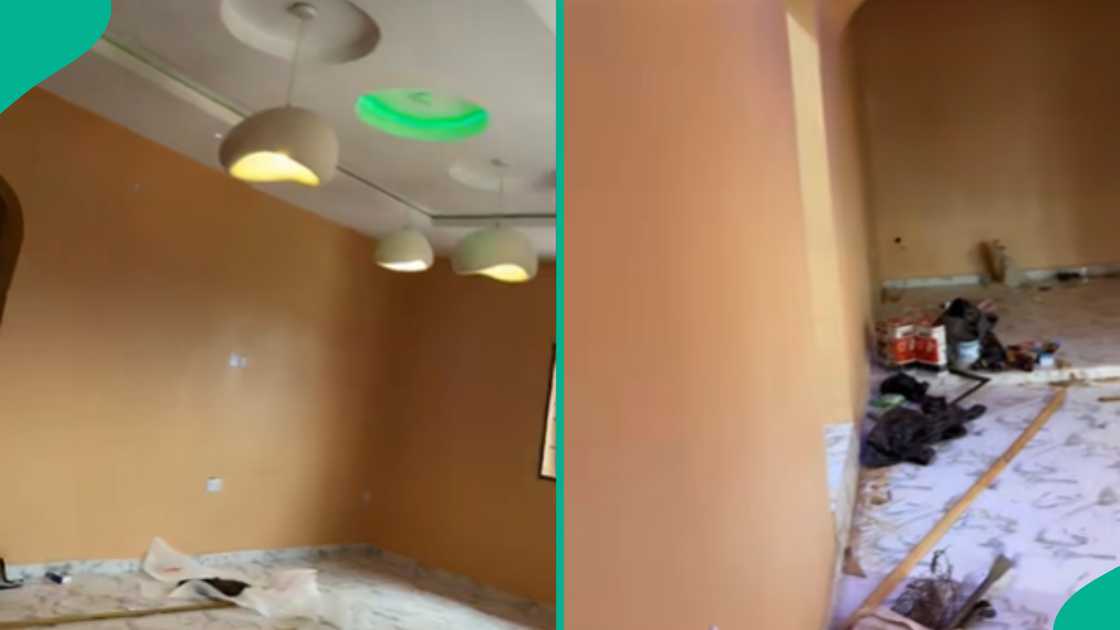 A hairstylist proudly shows off the house she built for herself from scratch.