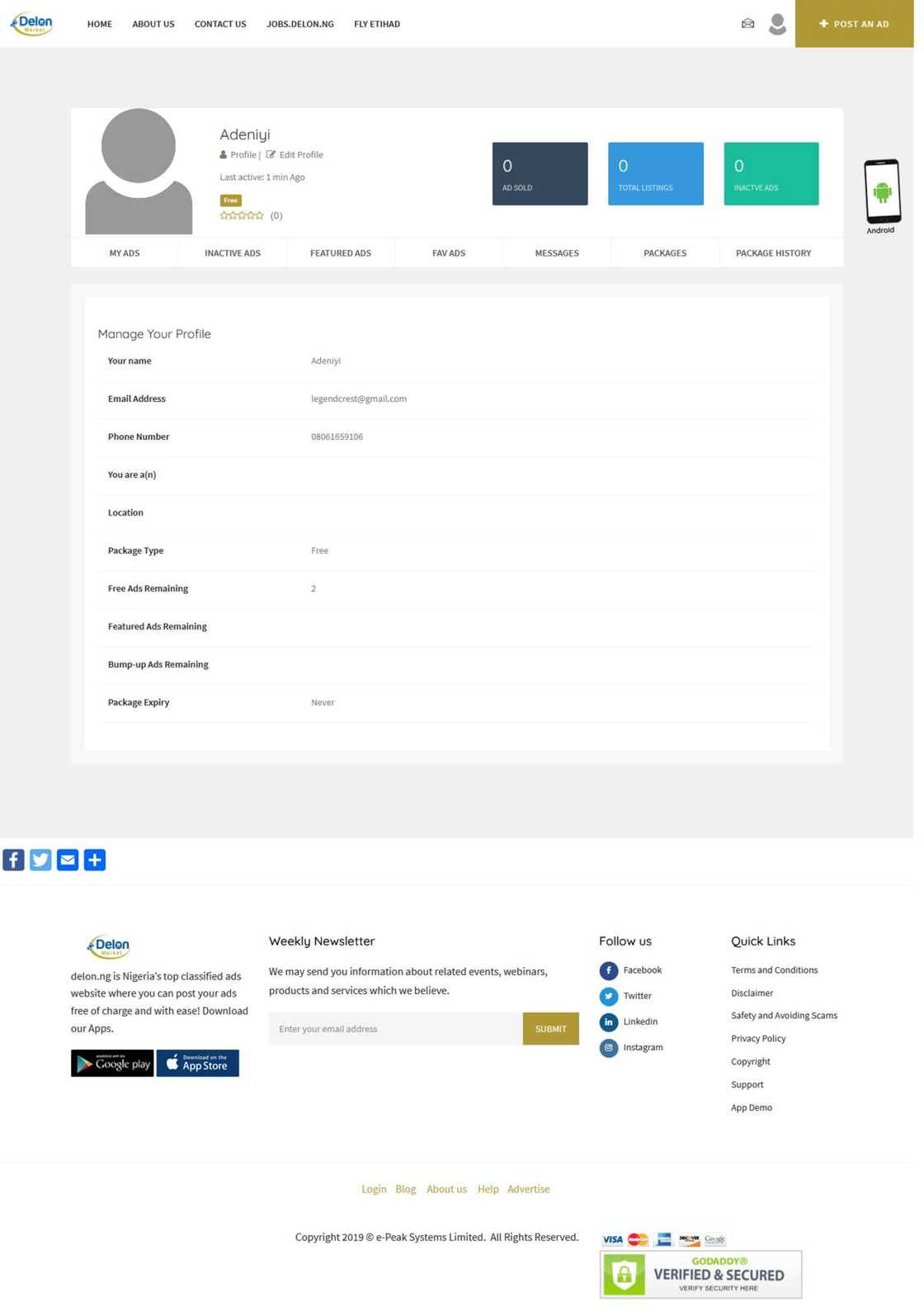 Classified Ad Review: Wondering what Delon classified ad is all about? Classified Ad Review: Wondering what Delon classified ad is all about?