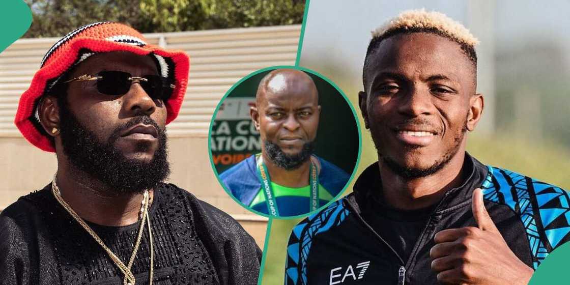 Odumodublvck reacts to Osimhen's video. Odumodublvck reacts to Osimhen's video.