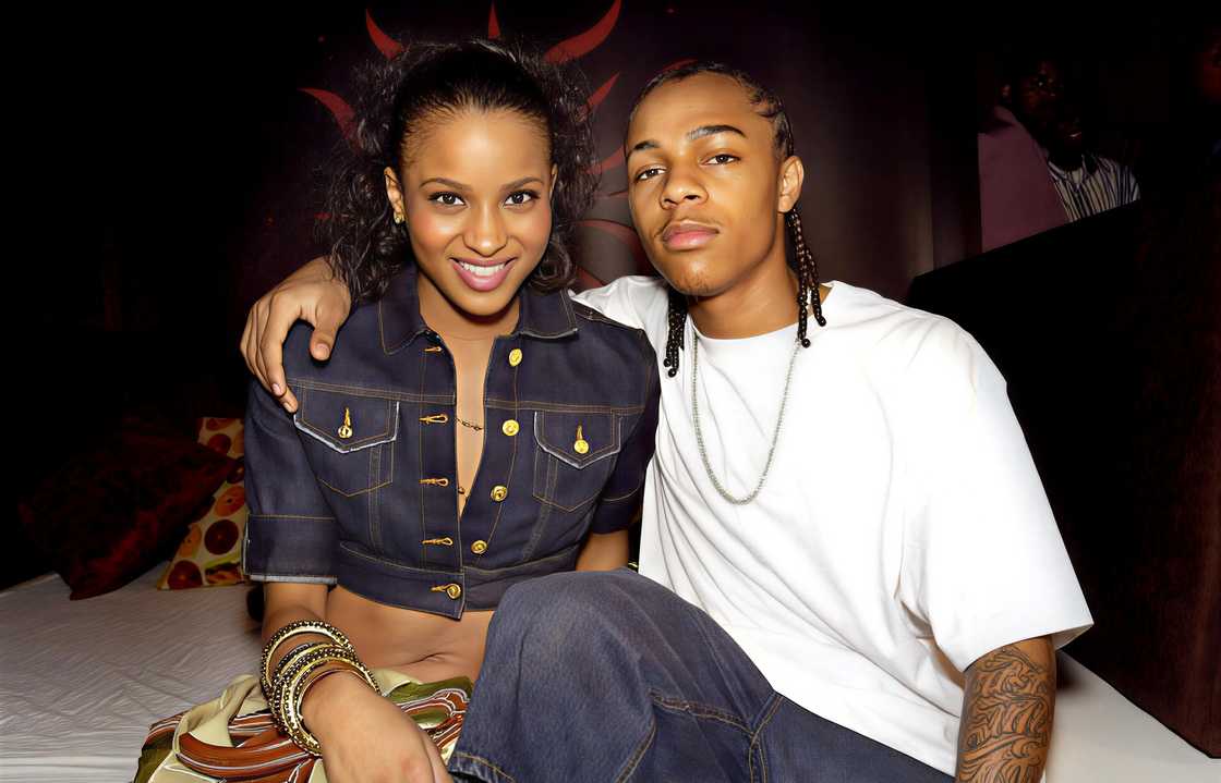 Ciara and Bow Wow at the surprise party
