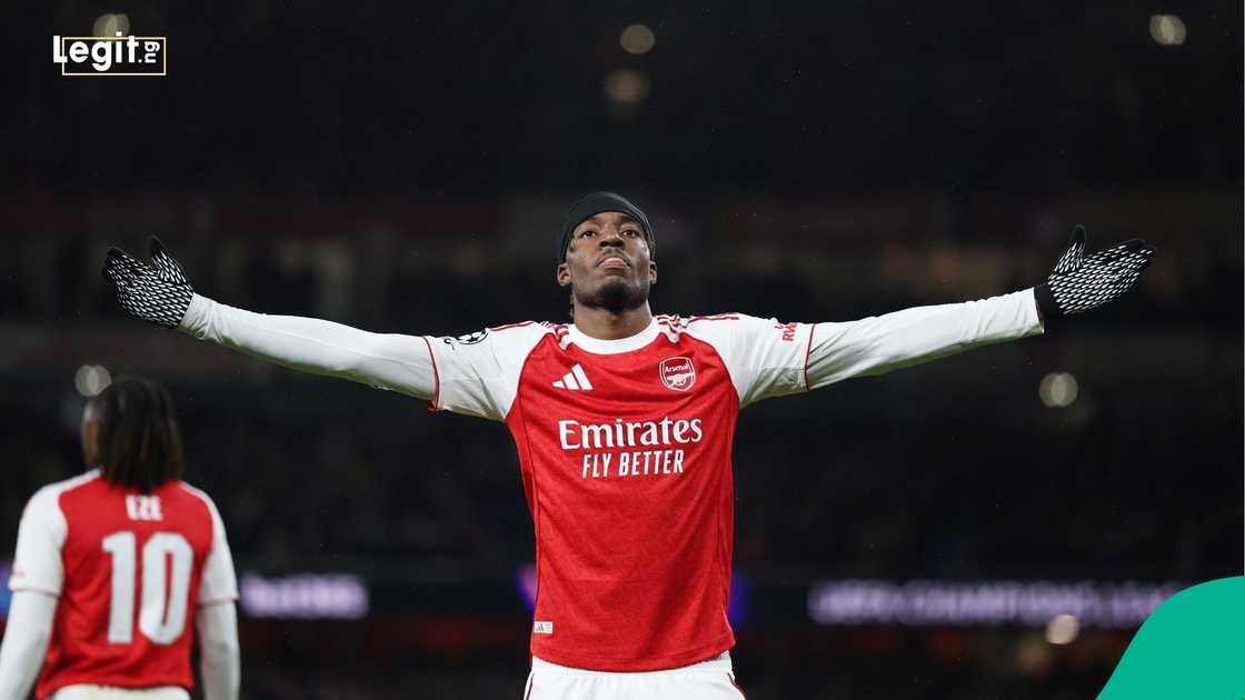 Noni Madueke, 2025/26 UEFA Champions League, Arsenal, Bayern München, London, England.