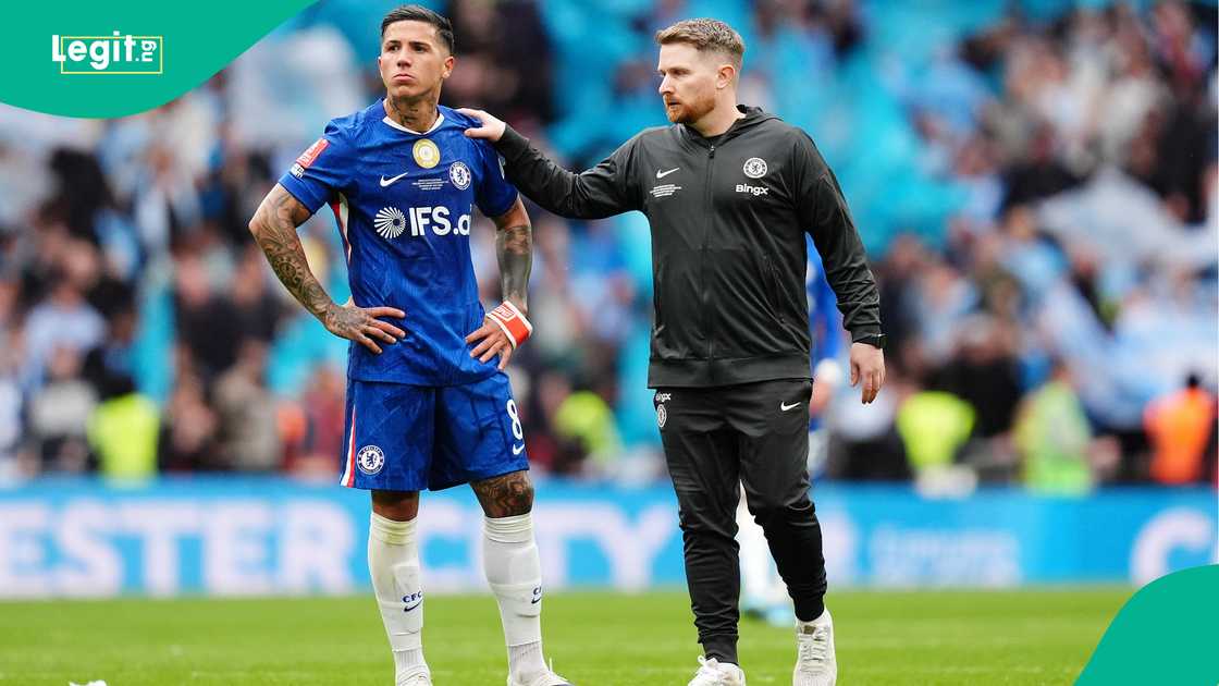 Enzo Fernandez, Calum McFarlane, Chelsea, FA Cup, Wembley Stadium.