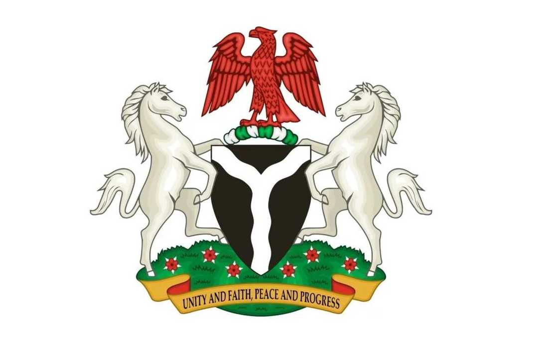 The Nigerian coat of arms The Nigerian coat of arms