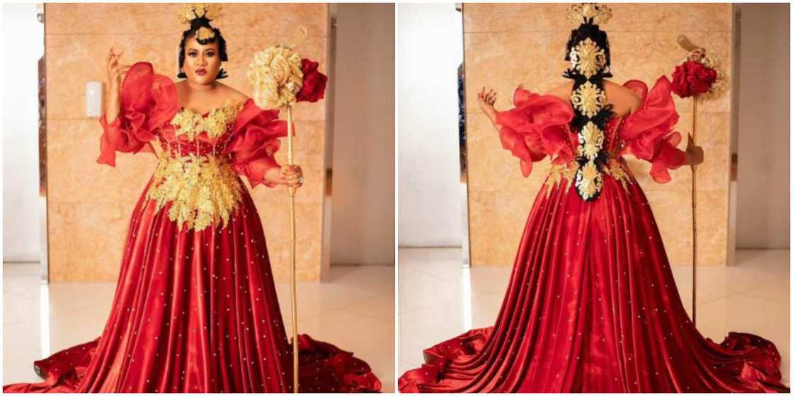 Nkechi Blessing remembers late mum. Nkechi Blessing remembers late mum.