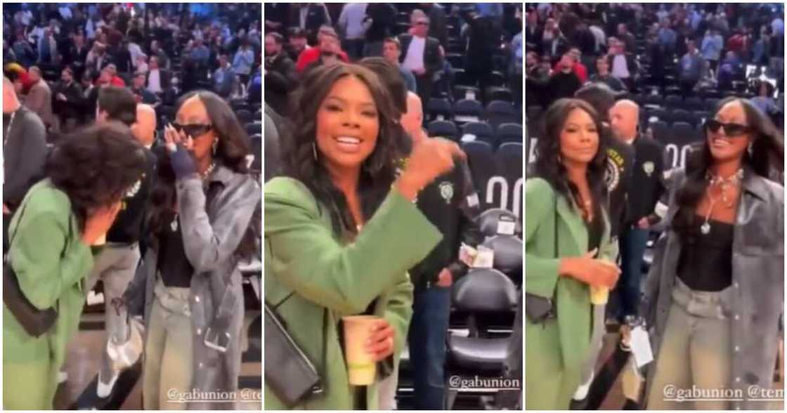 Photos of Gabrielle Union and Tems Photos of Gabrielle Union and Tems