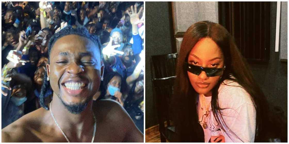 Nigerians singers Omah Lay and Tems nabbed by police in Uganda for allegedly breaking COVID-19 restrictions Nigerians singers Omah Lay and Tems nabbed by police in Uganda for allegedly breaking COVID-19 restrictions