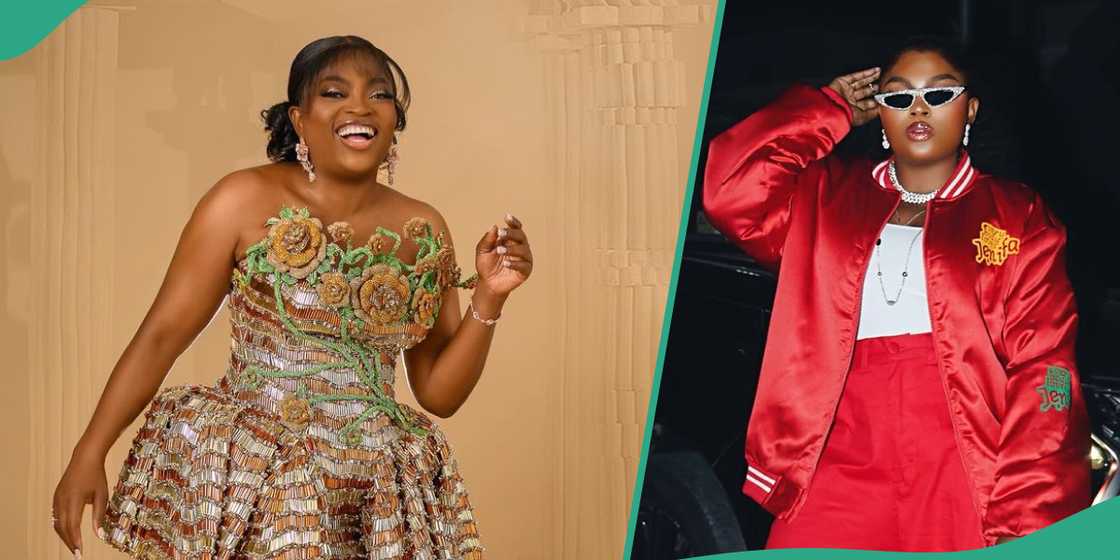 Funke Akindele shares good news with fans.