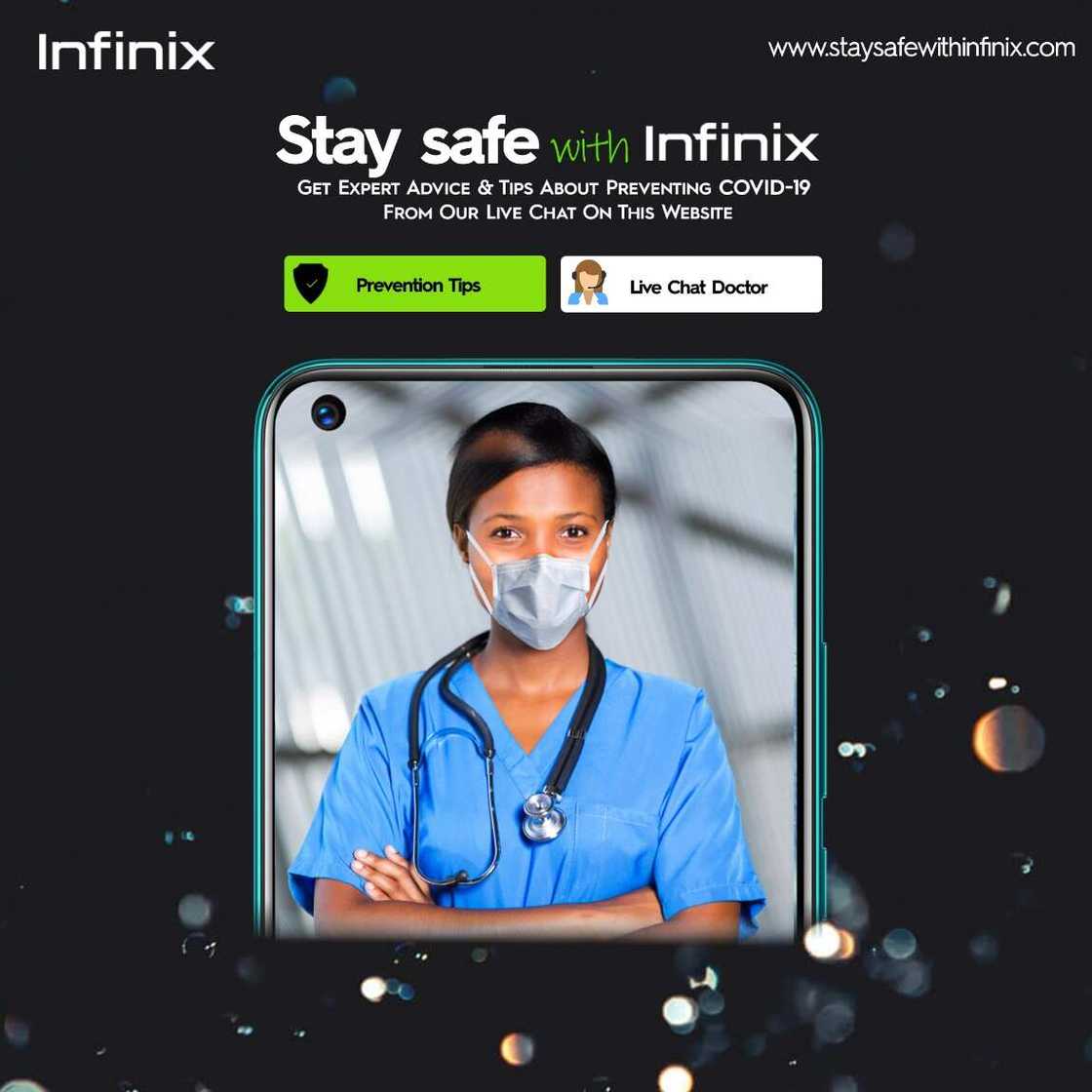 COVID-19: Infinix creates online platform that allows users to check in with doctors COVID-19: Infinix creates online platform that allows users to check in with doctors