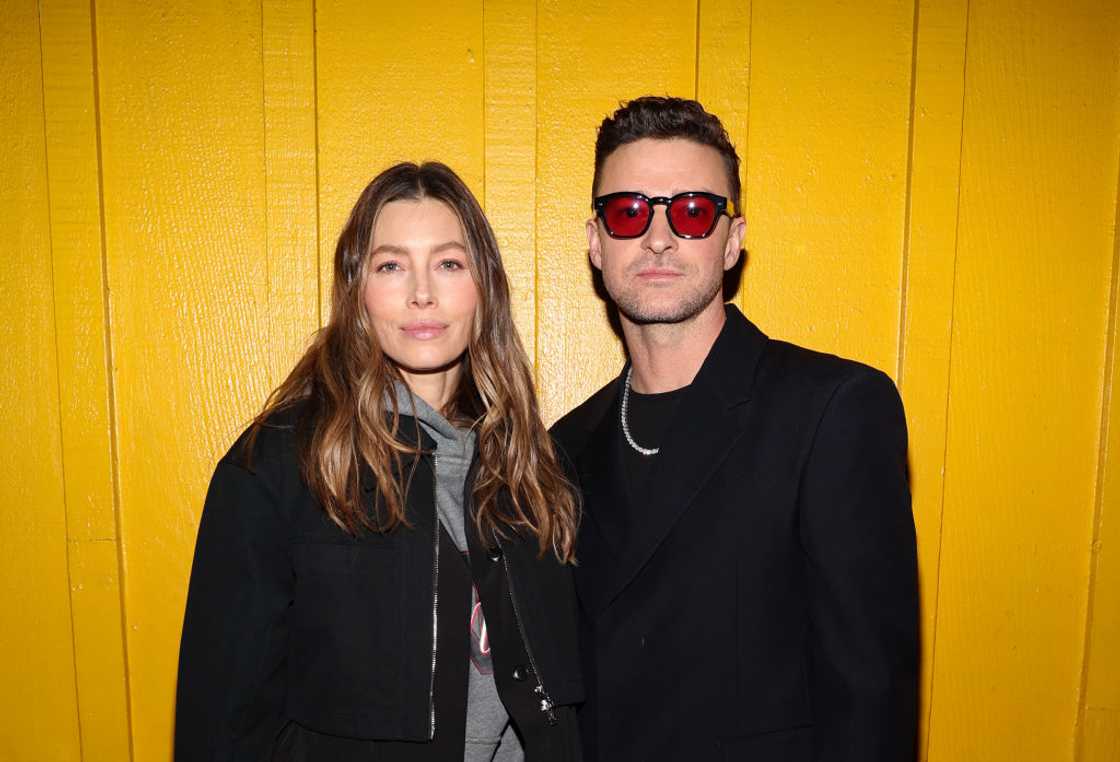 Jessica Biel and Justin Timberlake in West Hollywood, California