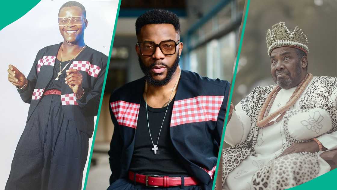 Ebuka Obi-Uchendu recreates two legend's outfits for BBN grand finale Ebuka Obi-Uchendu recreates two legend's outfits for BBN grand finale