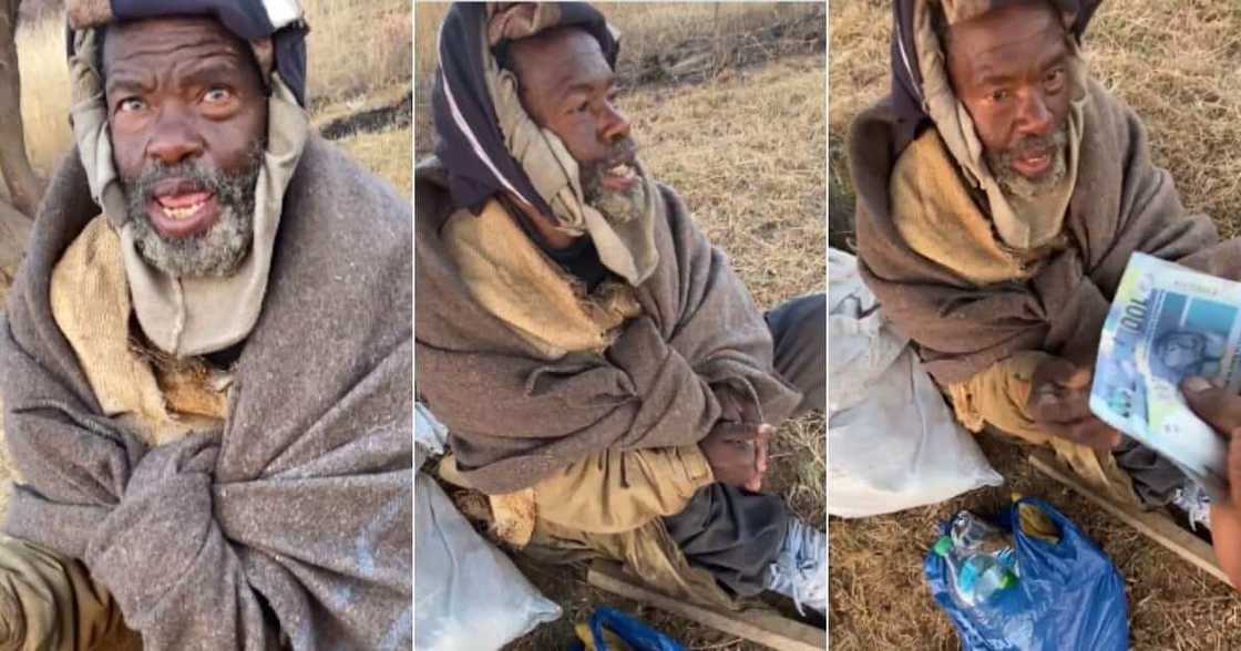 Man gifts homeless stranger N71k, video goes viral Man gifts homeless stranger N71k, video goes viral