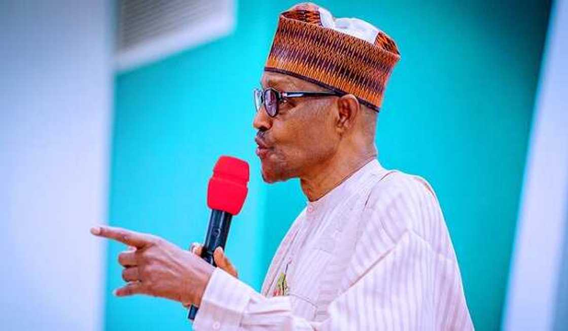 Za ku fuskanci zaman kafiya nan da watanni kadan, Buhari ga 'yan arewa maso gabas Za ku fuskanci zaman kafiya nan da watanni kadan, Buhari ga 'yan arewa maso gabas