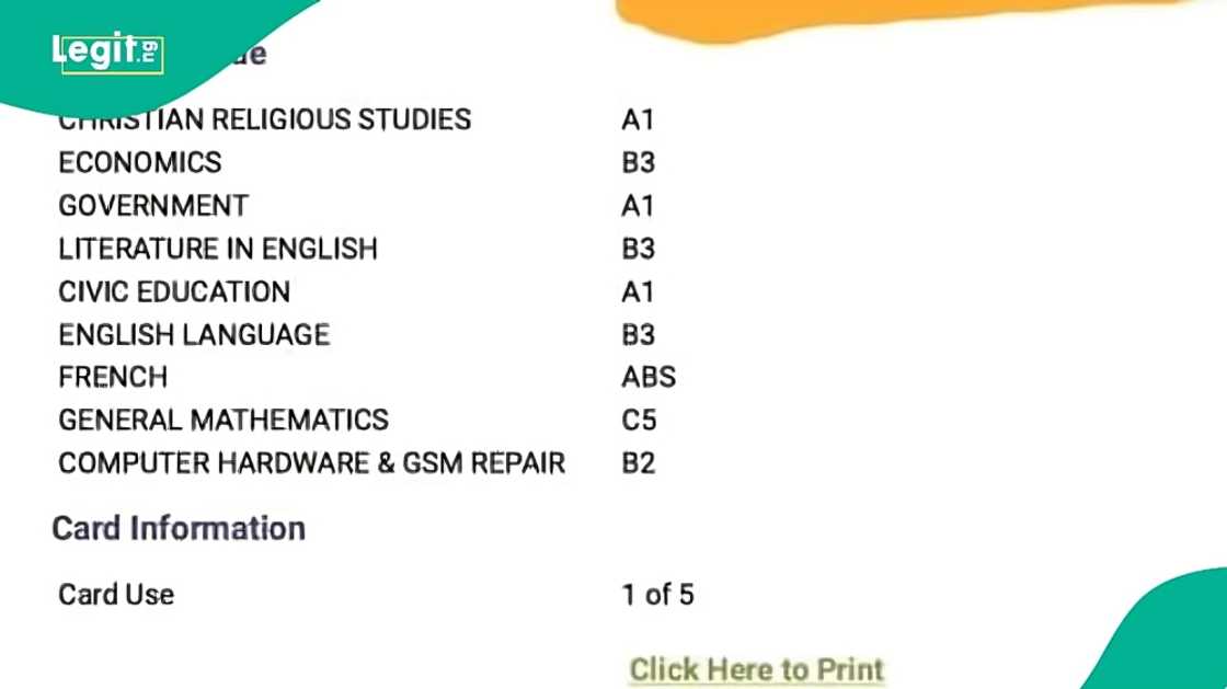 Mother proudly displays daughter's WAEC result after she scored 314 in JAMB Mother proudly displays daughter's WAEC result after she scored 314 in JAMB