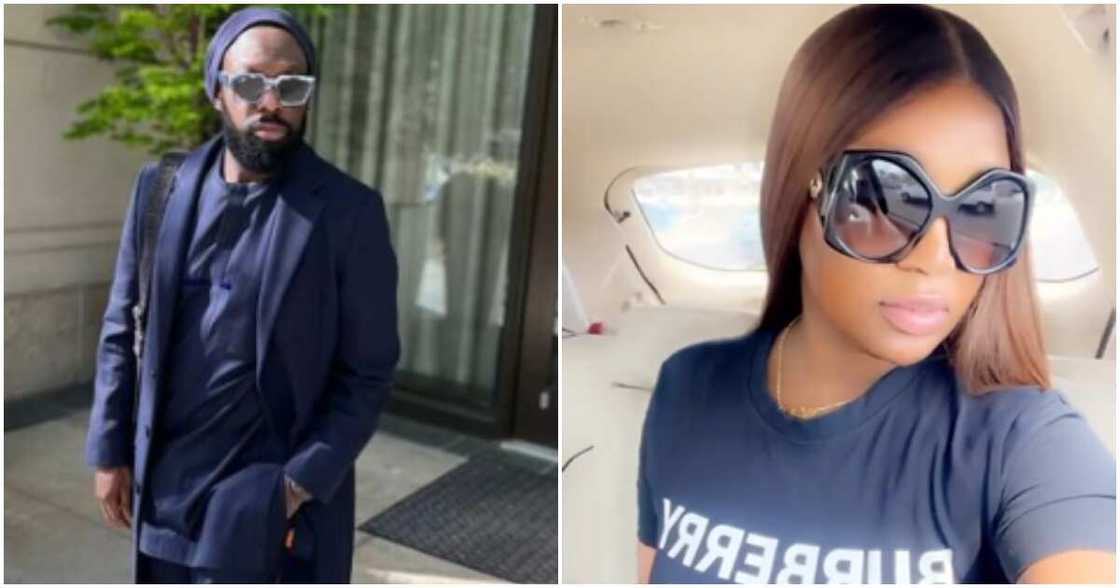 Singer Timaya and one of his baby mamas Singer Timaya and one of his baby mamas