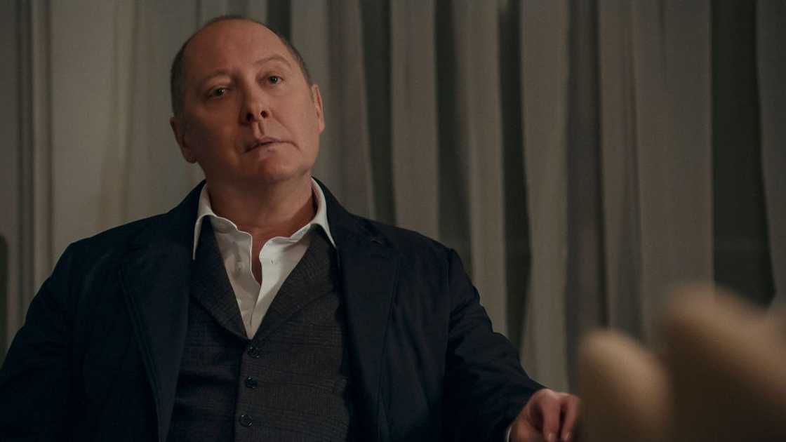 James Spader playing Raymond Reddington