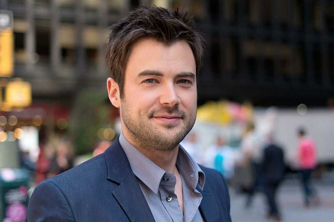 Matt Long at Times Square in New York City Matt Long at Times Square in New York City