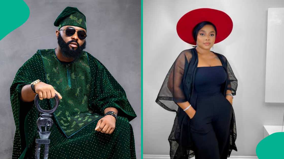 VJ Adams pranks Bimbo Ademoye, fans react VJ Adams pranks Bimbo Ademoye, fans react