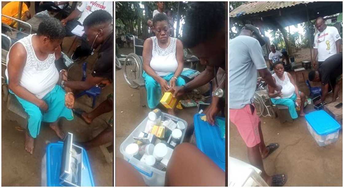 Nigerian woman, Ndidi Ordu who was displaced by flood in Rivers state.