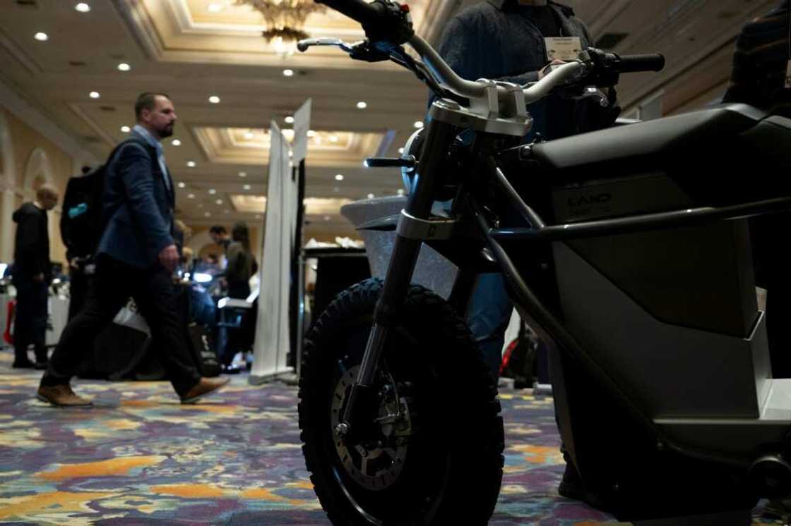 A man walks past an e-bike at the The Mirage resort during the Consumer Electronics Show (CES) in Las Vegas A man walks past an e-bike at the The Mirage resort during the Consumer Electronics Show (CES) in Las Vegas
