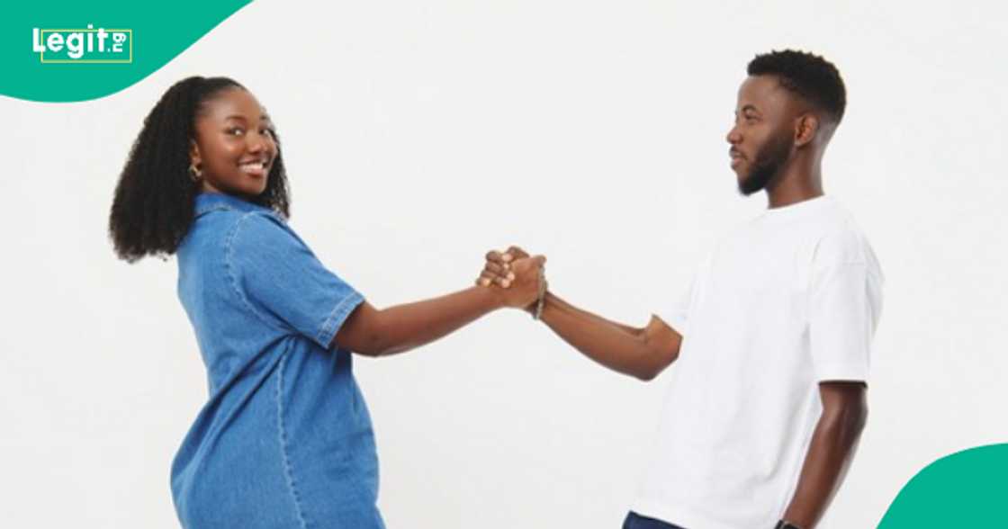 Nigerian man who has been dating for one year expresses love for his girlfriend. Nigerian man who has been dating for one year expresses love for his girlfriend.