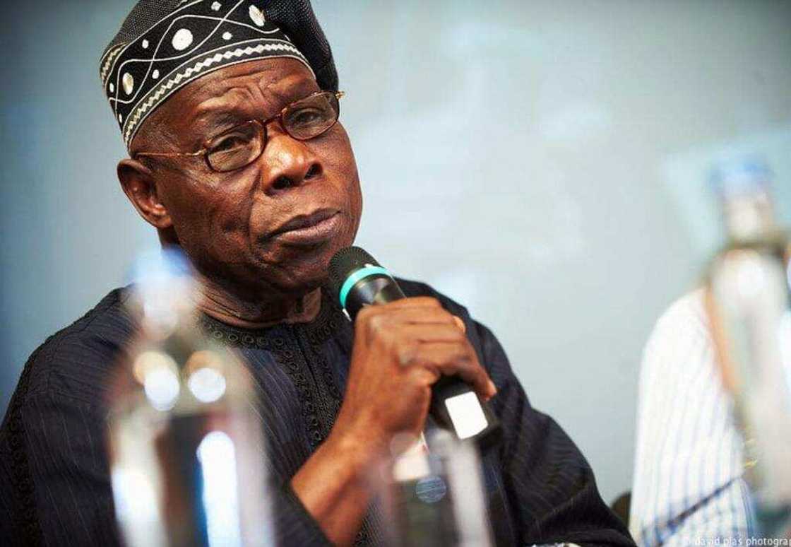 Tsohon shugaban kasa Obasanjo.