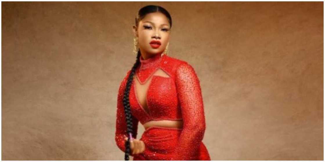 A photo of BBNaija star Tacha.