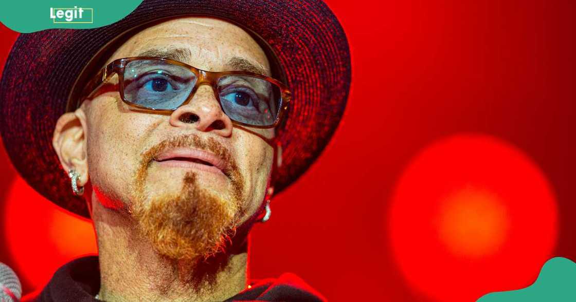 Comedian Sinbad performs at the NAMM Show in 2020 Comedian Sinbad performs at the NAMM Show in 2020