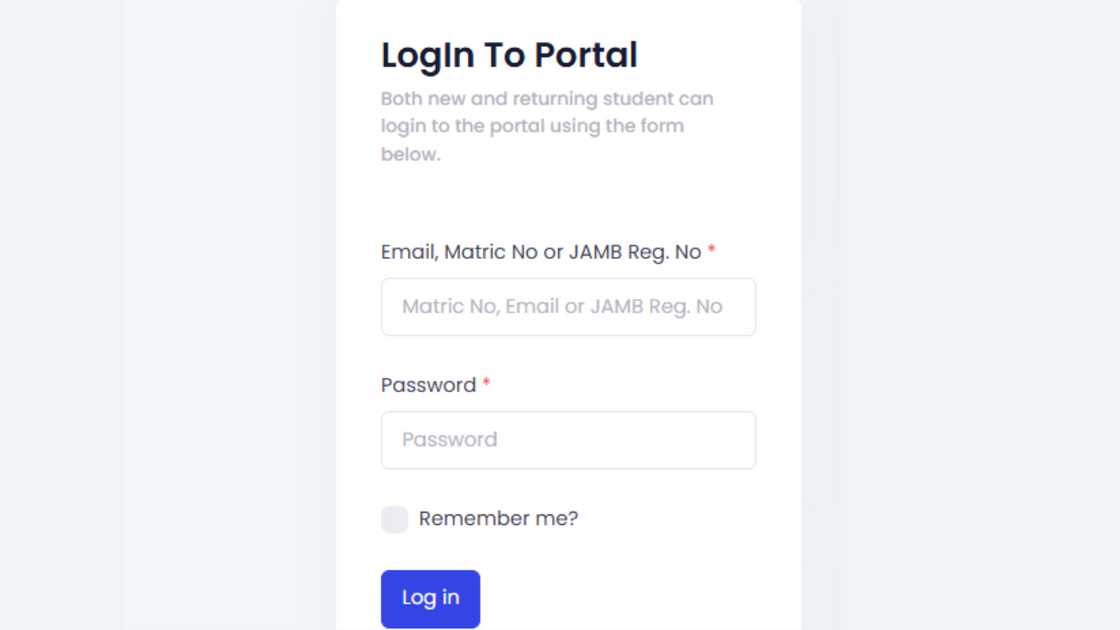 UNICAL admission portal UNICAL admission portal