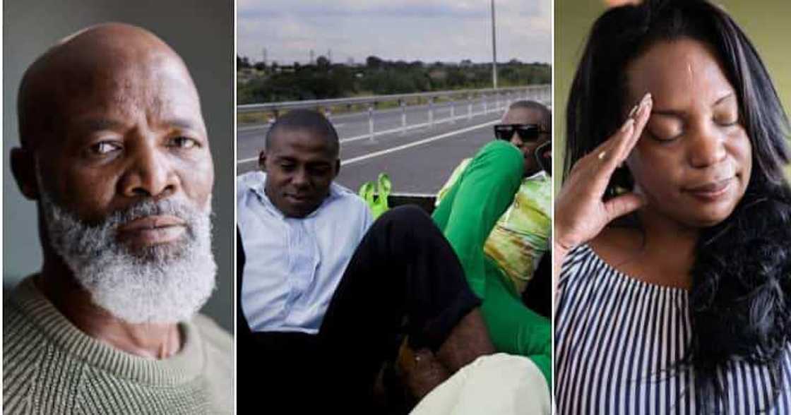 Hoton mace da namiji da wasu suna zantawa Hoton mace da namiji da wasu suna zantawa