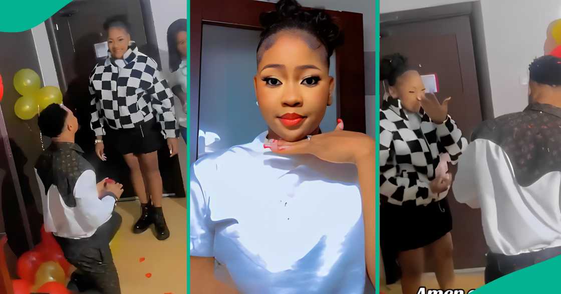 Nigerian lady gets engaged Nigerian lady gets engaged