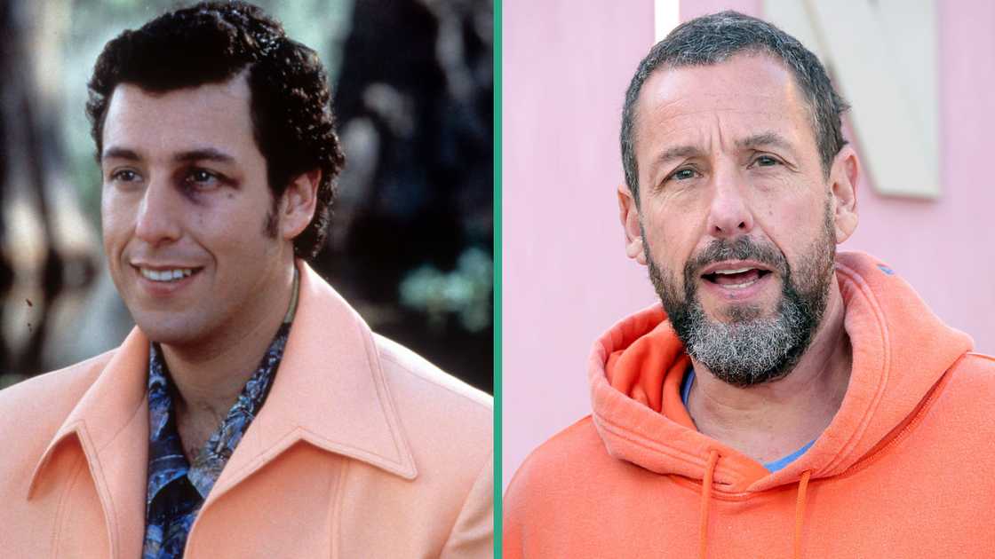 Adam Sandler then and now.