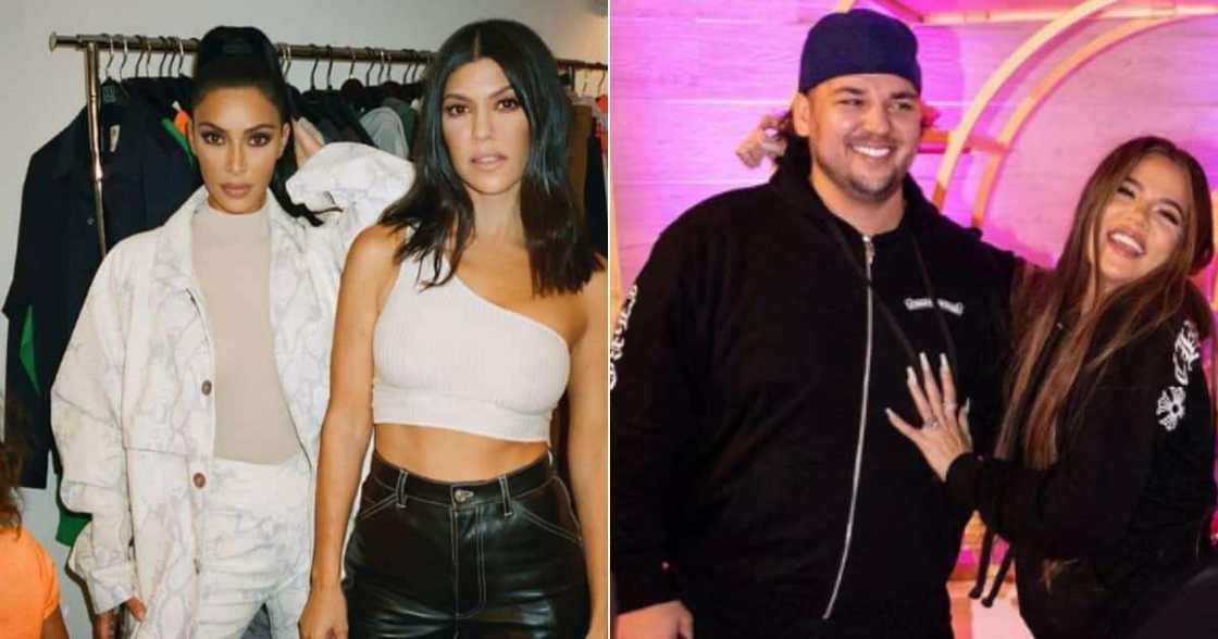 Kim Kardashian, Khloe Kardashian, Kourtney Kardashian, Rob Kardashian, Travis Barker, Dinner