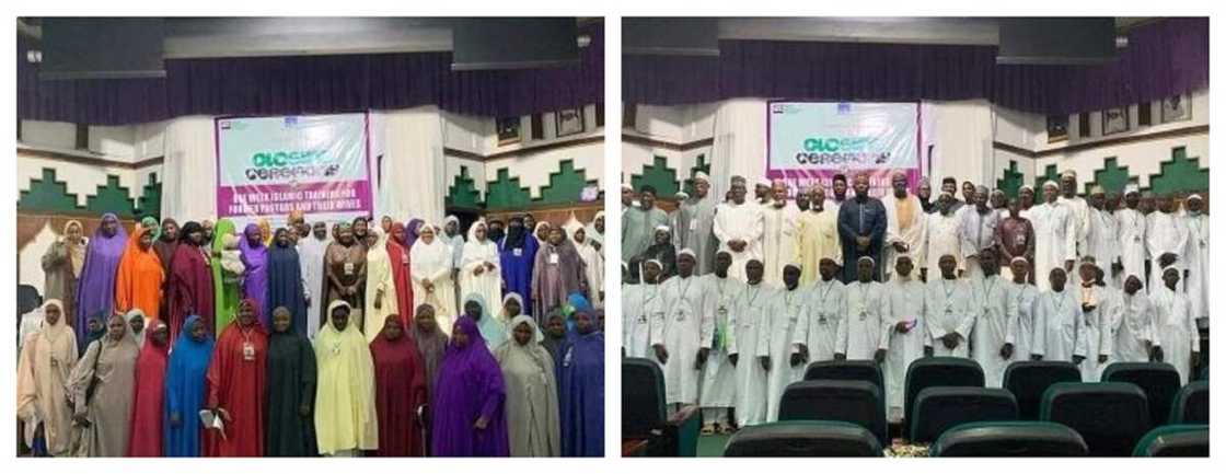 Addinin musulunci ya samu babban karuwa: Fastoci fiye da 42 da matayensu sun musulunta a Abuja (hotuna) Addinin musulunci ya samu babban karuwa: Fastoci fiye da 42 da matayensu sun musulunta a Abuja (hotuna)