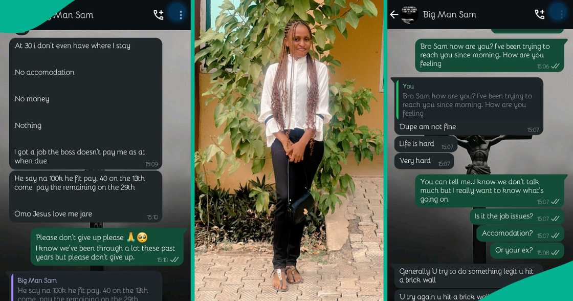 Nurse posts disturbing messages her Abuja-based elder brother sent her, seeks help Nurse posts disturbing messages her Abuja-based elder brother sent her, seeks help