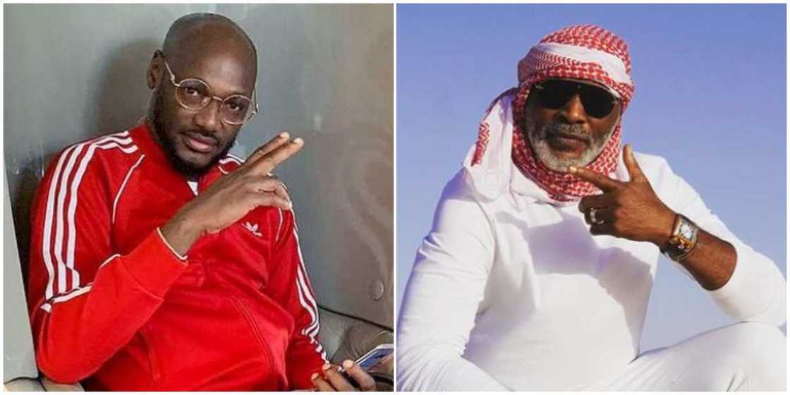 2baba speechless as Richard Mofe-Damijo dances to his song in Dubai