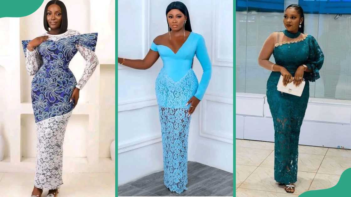 Nigerian lace styles and designs