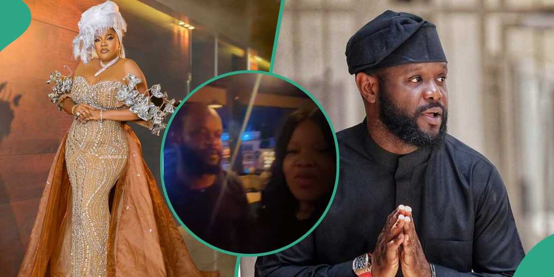 Toyin Abraham declares loves for Seyi Tinubu. Toyin Abraham declares loves for Seyi Tinubu.