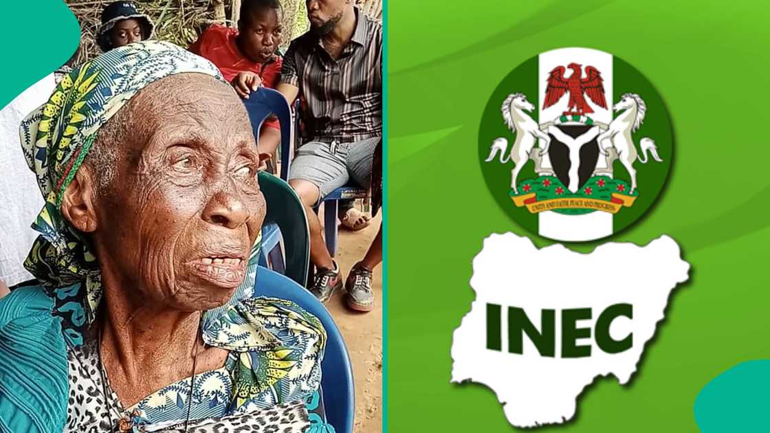 Old woman prevented from voting in Anambra.