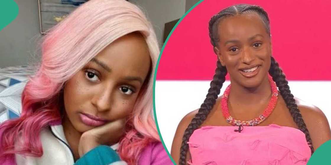 Cuppy and a secret admirer. Cuppy and a secret admirer.