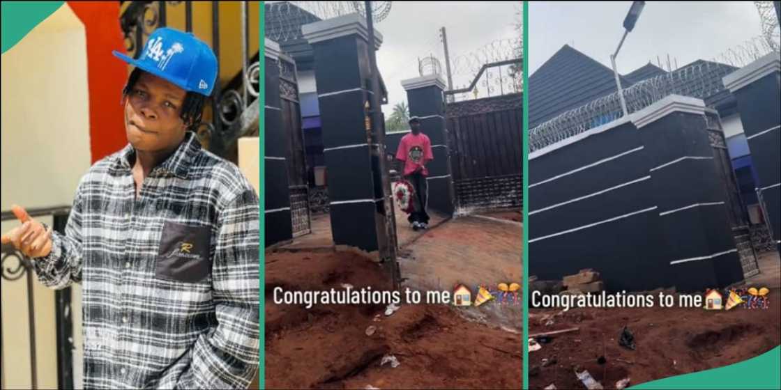 Nigerian man stuns viewers with video of impressive mansion