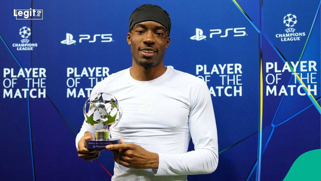 Noni Madueke, Arsenal, Club Brugge, UEFA Champions League, Football, England. Noni Madueke, Arsenal, Club Brugge, UEFA Champions League, Football, England.