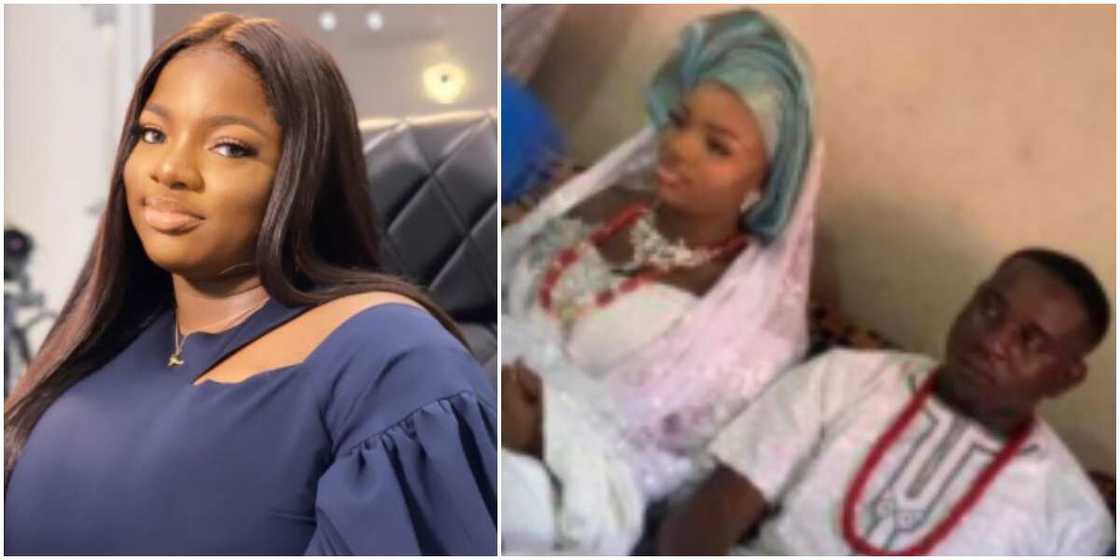 BBNaija's Dorathy reacts as photo of bride who looks like her surfaces on social media BBNaija's Dorathy reacts as photo of bride who looks like her surfaces on social media