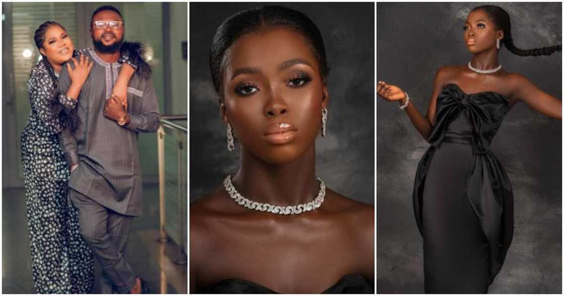 Toyin Abraham's stepdaughter clocks 18. Toyin Abraham's stepdaughter clocks 18.