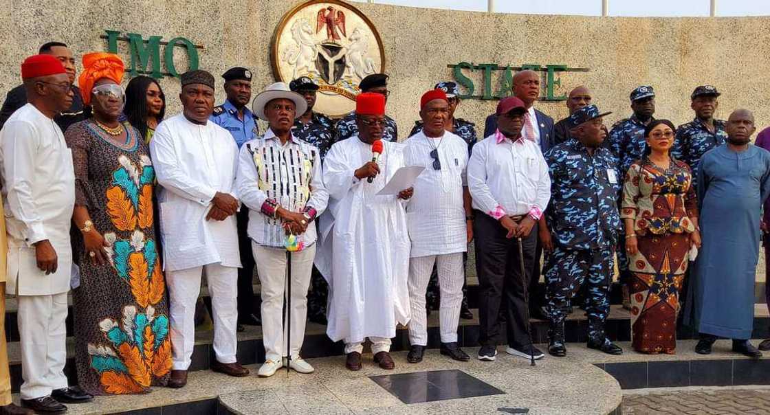 Ebubeagu is the name of our joint security outfit with its headquarters in Enugu - South East Governors Ebubeagu is the name of our joint security outfit with its headquarters in Enugu - South East Governors